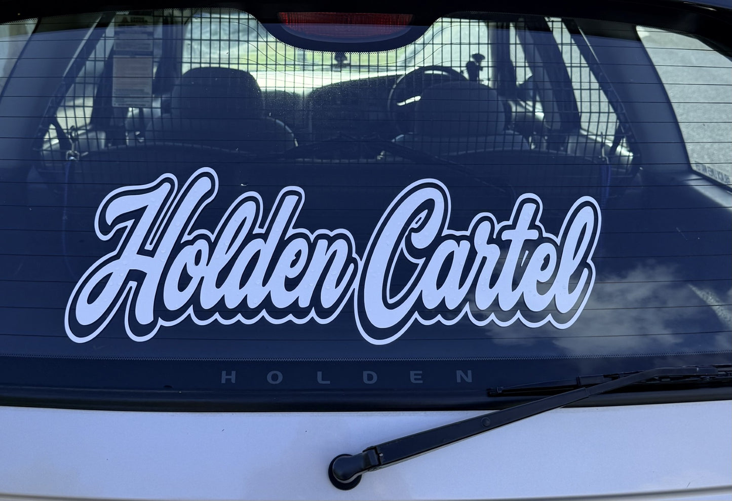 Holden Cartel Script Sticker Large