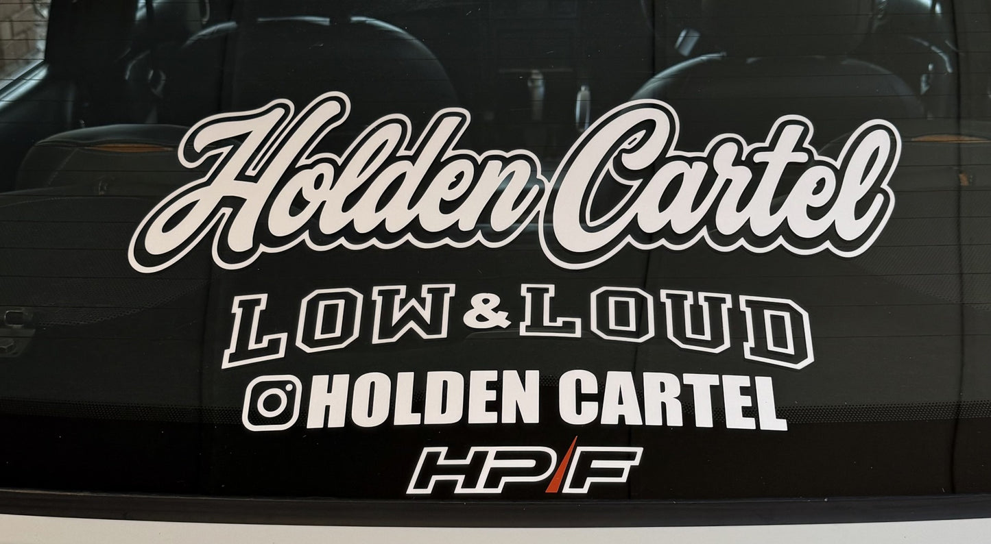 Low And Loud Sticker (curved)