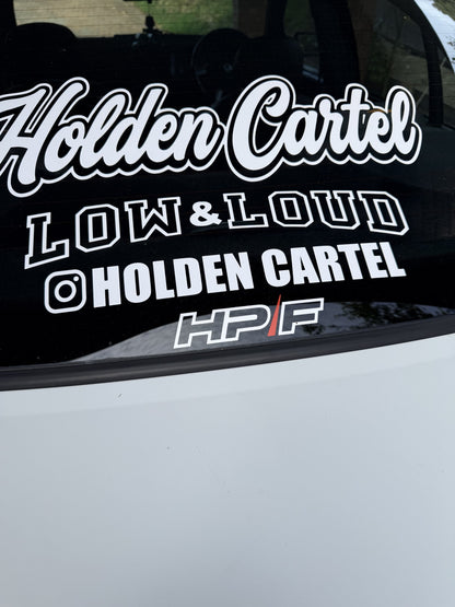 Low And Loud Sticker (curved)