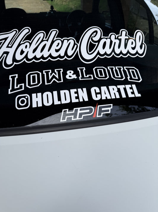 Low And Loud Sticker (curved)